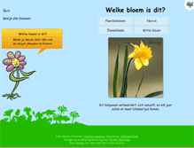 Tablet Screenshot of leer-de-bloemen.nl